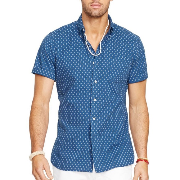 Ralph Lauren Men’s Big Diamond Neats Tee Shirt